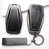 Zinc Alloy Leather Car Key Cover Case For Geely Coolray X6 Emgrand Global Hawk Gx7 Remote Car Accessories Shell Holder