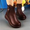 Winter High-end Mother Short Boots Women's 2025 New Non-slip Soft-soled Foreign-style Fashion Versatile Velvet Warm Cotton Boots