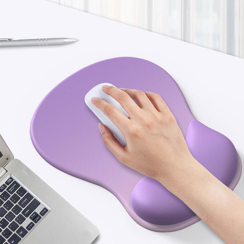 Gradyan Ergonomi Mouse Pad Rahat Bilek Desteği Kaymaz Fare Matı Yumuşak Mousepad Bilek Desteği Bilgisayar Silikon Mouse Pad