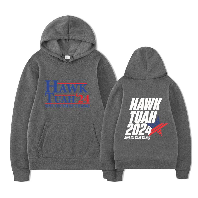 Hawk Tuah Spit on That Thang Hoodies Men Fashion Long Sleeve Sweatshirts Women Casual Harajuku Streetwear Sudaderas