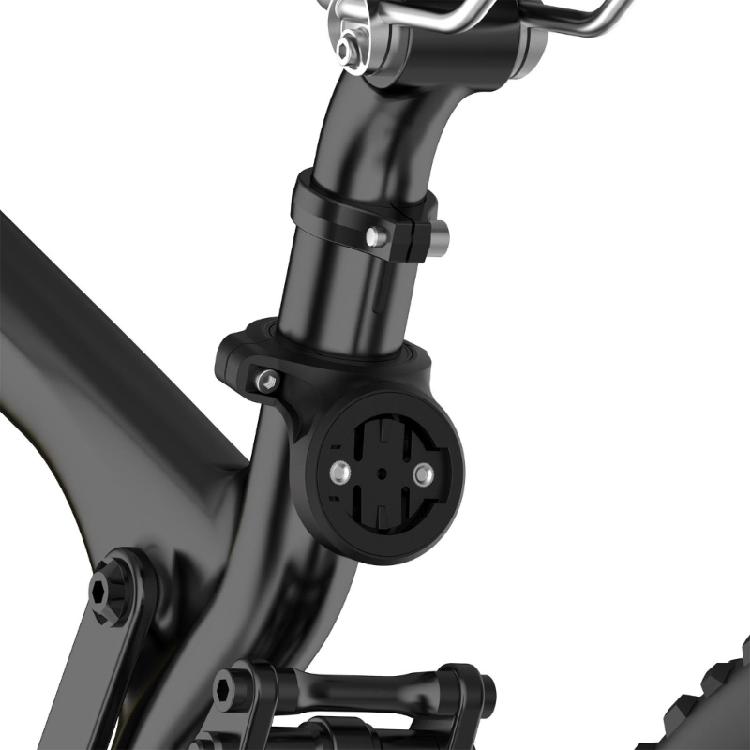 Cycle Computer Mounting Support with Rear Seat Clamp Straps, Round Device Coupling and L-Shape Tool Hardware Included for 1050/840/540