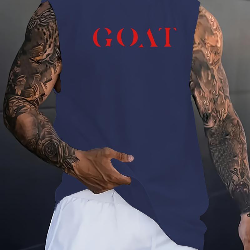 

Графическая футболка без рукавов, Юмористический принт, Для встреч в выходные и бассейна XXL чёрный