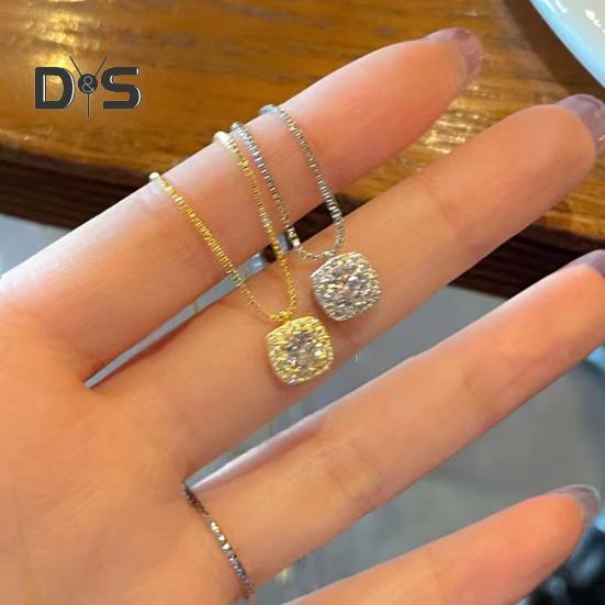 Tropfen-Halskette, kubischer Zirkonia, funkelnde Diamant-Halskette, Kristall-Strass-Glitzer-Halskette, Schmuck, Muttertag, Jahrestag, Geburtstag