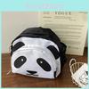 Adorable Cartoon Panda Canvas Backpack For Boys And Girls Age 3 To 6 Years