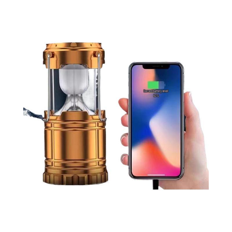 Rechargeable Emergency Lantern with Super Long Battery Life for Home, Camping, and Outdoor Use - Solar Backup & Hanging Light