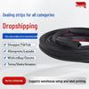 Universal Self-Adhesive Door Seal Strip - Sponge Rubber for Cars, Trucks, Boats