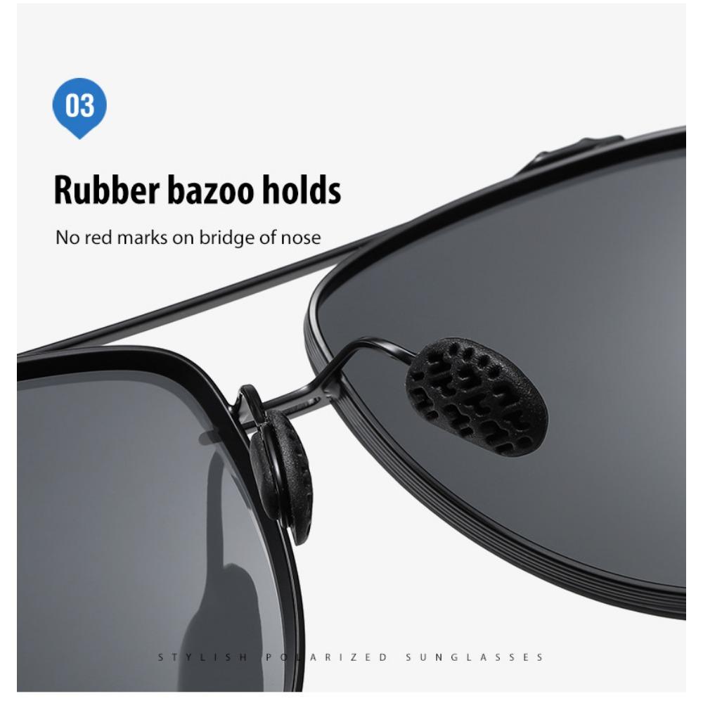 aoron Men's and Women's Polarized Sunglasses, Large-frame Toad Glasses, Sunglasses, Night Vision Driver's Driving Glasses