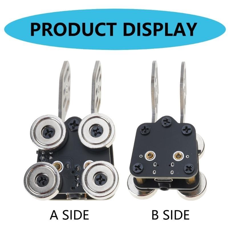 CW Morse Key with Magnetic Base Telegraph Key Paddles for Radio Shortwave Double Paddles Automatic Morse Code Key