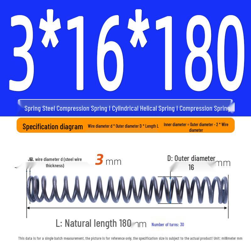 Compression Spring Y-Type Shock Absorbing Coil 3*16/17/18/19/20