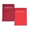 Casual Pu Leather Passport Covers Travel Id Card Passport Holder Wallet Case