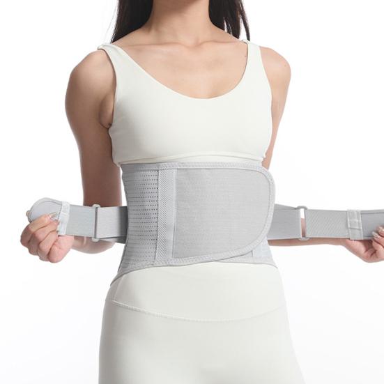 Breathable Back Support Brace, Adjustable Waist Wrap for Lower Back Pain Relief, Herniated Disc, Lumbar Compression Belt for Sports, Fitness