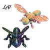 Creative Office Desktop Ornament 3D Printed Mechanical Bee Figurine Articulated Insect Ornament Movable Joints Cool Robot Action Figure Display,