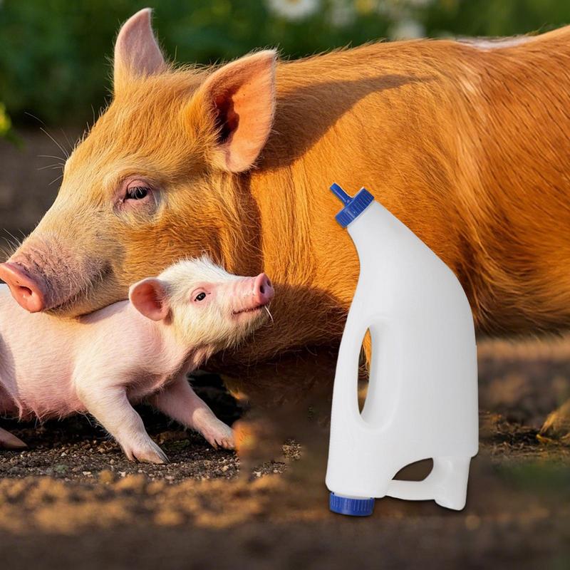Kälber-Flasche 4L Kälbertränke Kälber Kuh Fütterungsschlauch Wasser Milchflasche Kälber Trinkflasche Milchflasche Nutztier-Futterspender