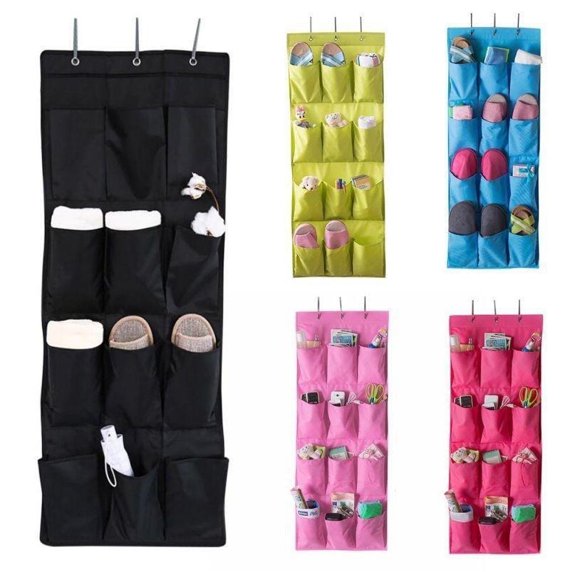Large Capacity Door Behind Hanging Bag Wardrobe Home Wall Storage Organizer Save Space