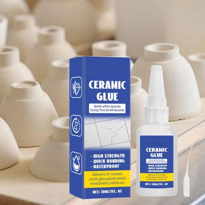 Pegamento Reparador Cerámico 30ml Sellador de Grietas Cerámicas Pegamento Fuerte Adhesivo Fuerte Pegamento Transparente Para Reparación de Porcelana Vidrio Cerámica Madera