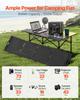 Portable Power Station with 200W Solar Panel, 1200W Solar Generator Power Station, 806Wh LiFePO4 Battery Backup with 9 Output Ports for Home