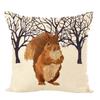 Luxurious 17.7" Animal Print Cushion Cover Adds Elegance To Any Sofa Or Car Interior