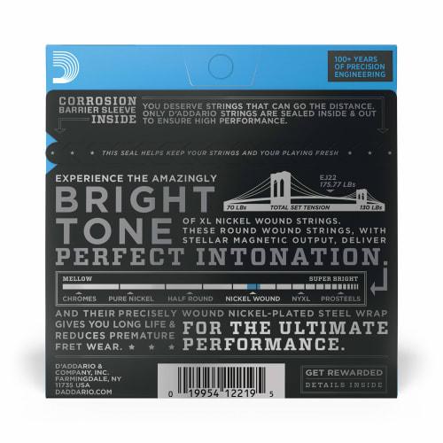 D'Addario Electric Guitar Strings, XL Nickel, .013-.056, Jazz Medium, EJ22