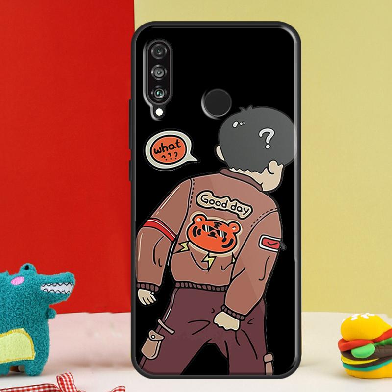 

Cartoon Couple Love Boy Girl For Huawei Nova 12s 12i 11i 8i 9 10 SE Y91 Y90 Y60 Y70 Y72 Y61 P20 P40 P30 Lite P60 Pro Case Huawei Nova 12i