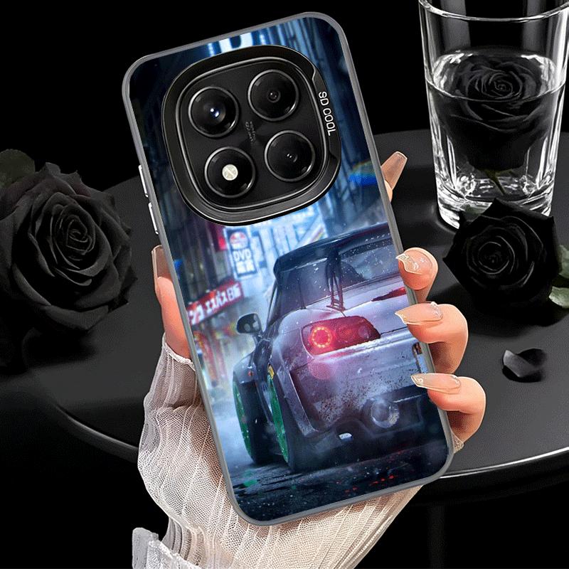 Japan JDM Sports Cars Theme Soft Phone Case for Xiaomi Redmi Note 13 14 15 Pro Plus 12S 12 11S 11 11T 10S 10 Shockproof Cover Ba