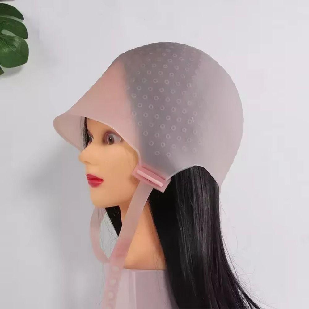 Silicone Adjustable Hair Dye Hat Professional Hair Highlighting Cap Hair Coloring Hat  Barber