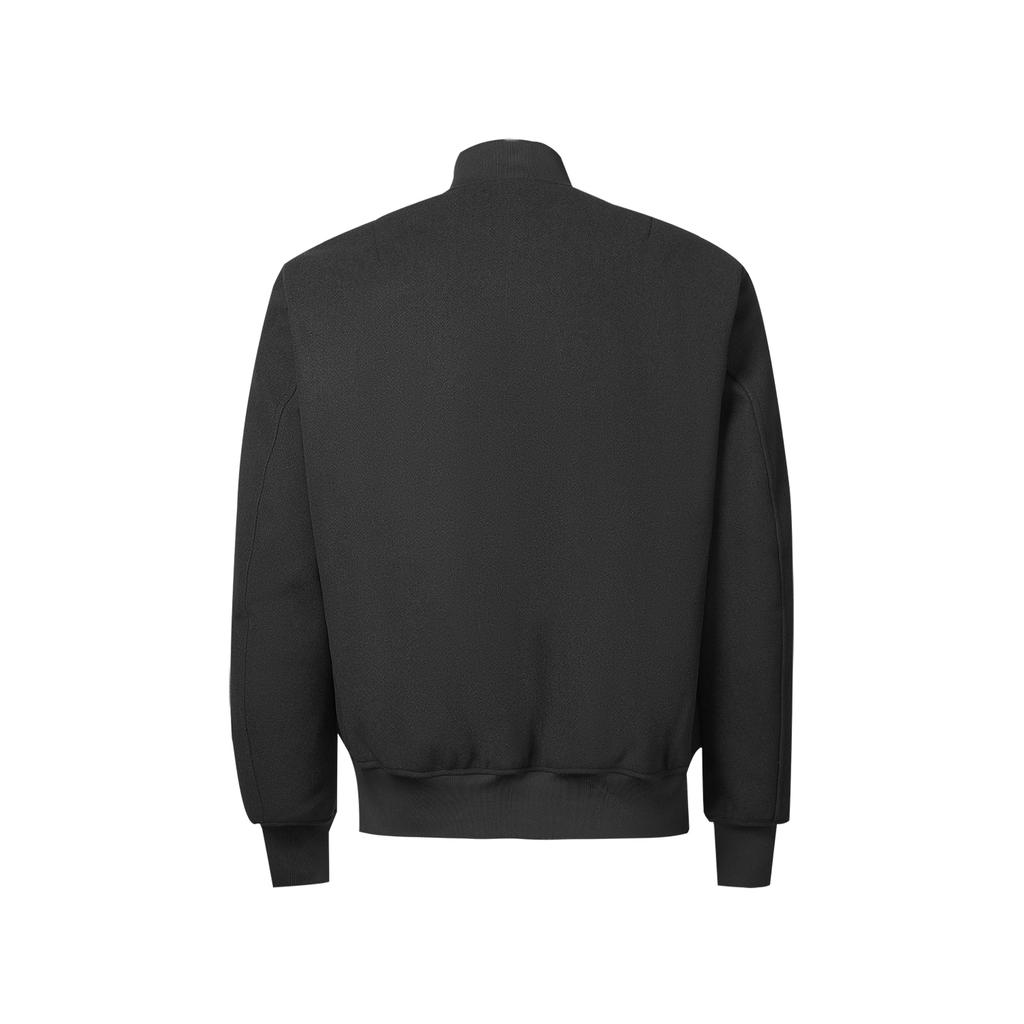 Adidas Letter Print Warm Windproof Casual Long Sleeve Cotton Jacket Unisex Jacket Black JL9568