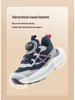 Happy Bear Rotating Buckle Mesh Children's Running Shoes for Spring/Autumn - Breathable & Versatile