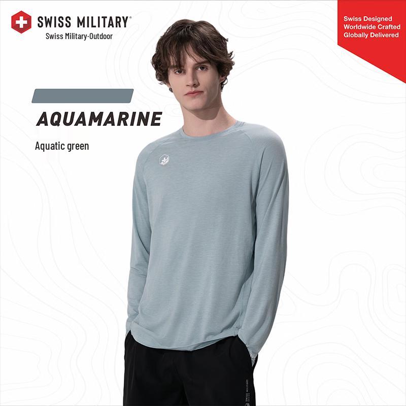 SWISS MILITARY Men s Merino Quick-Dry Base Layer T-Shirt M
