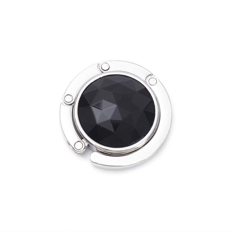 Silver Diamond Folding Handbag Hook - Custom Metal Zinc Alloy Hanger