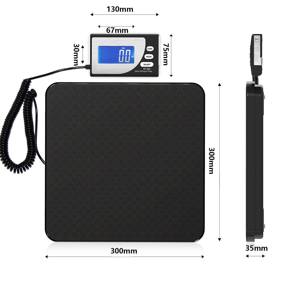 KIYOYO Digital Platform Remote Measurement 50g Luggage Digital Tare Commercial Use Scale, Type, [Maximum 100kg, Increments], Scale, Scale, Measuring,