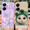 For Realme C55 4G Case RMX3710 Colorful Painted Cover Soft Slim Fundas Phone Case For Realme C55 C55 RealmeC55 Back Cover Bumper