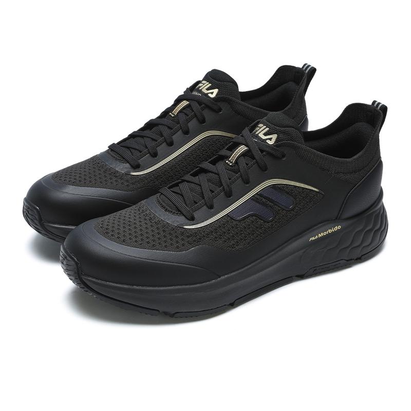 New FILA CORE ATHLETICS MIND 7+ Abrasion Resistant Low Top Running Shoes Men Black A12M441803FBK