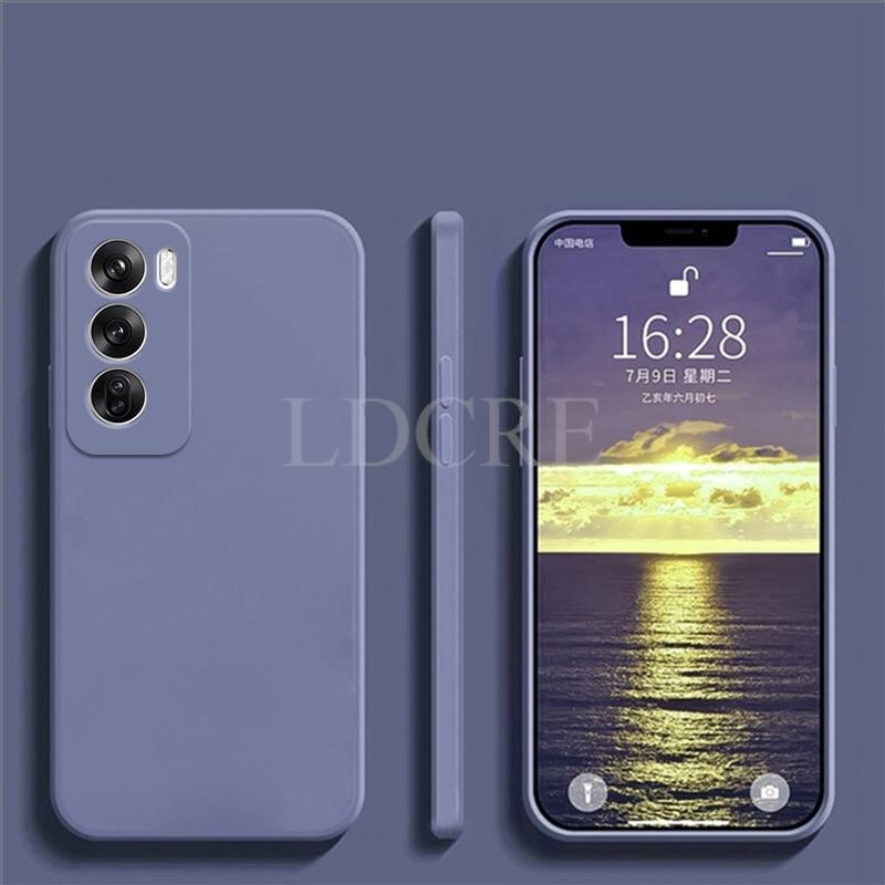 Für OPPO Reno 12 Pro Hülle Flüssigsilikonhülle Reno 12 Pro Hülle TPU Weichgummi Schutzhülle Reno 12 Pro Hülle