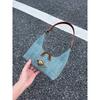 Denim niche underarm bag women's 2025 spring and summer new high-end textured retro shoulder commuter handbag