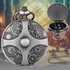 DND Dice Bronze Gear Pocket Watch Case Thick Waist Chain Bronze Dice Board Game