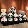 Adorable Giant Panda Plush Toy - Black & White Comfort Doll for Kids