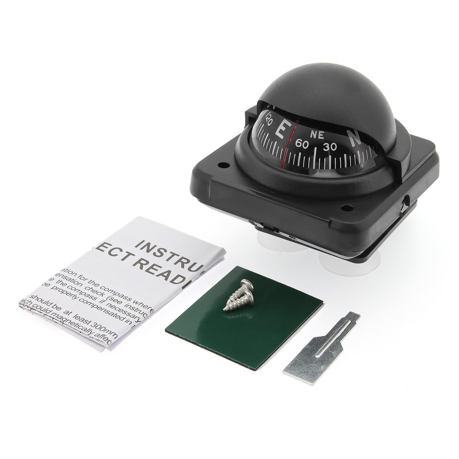 

Новый 360-градусный автомобильный компас, навигационный шарообразный автомобильный компас с присоской, практичный и портативный