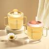 Niedlicher Baby-Lerntrinkbecher Strohhalm-Design Kleinkind Milchbecher Reise