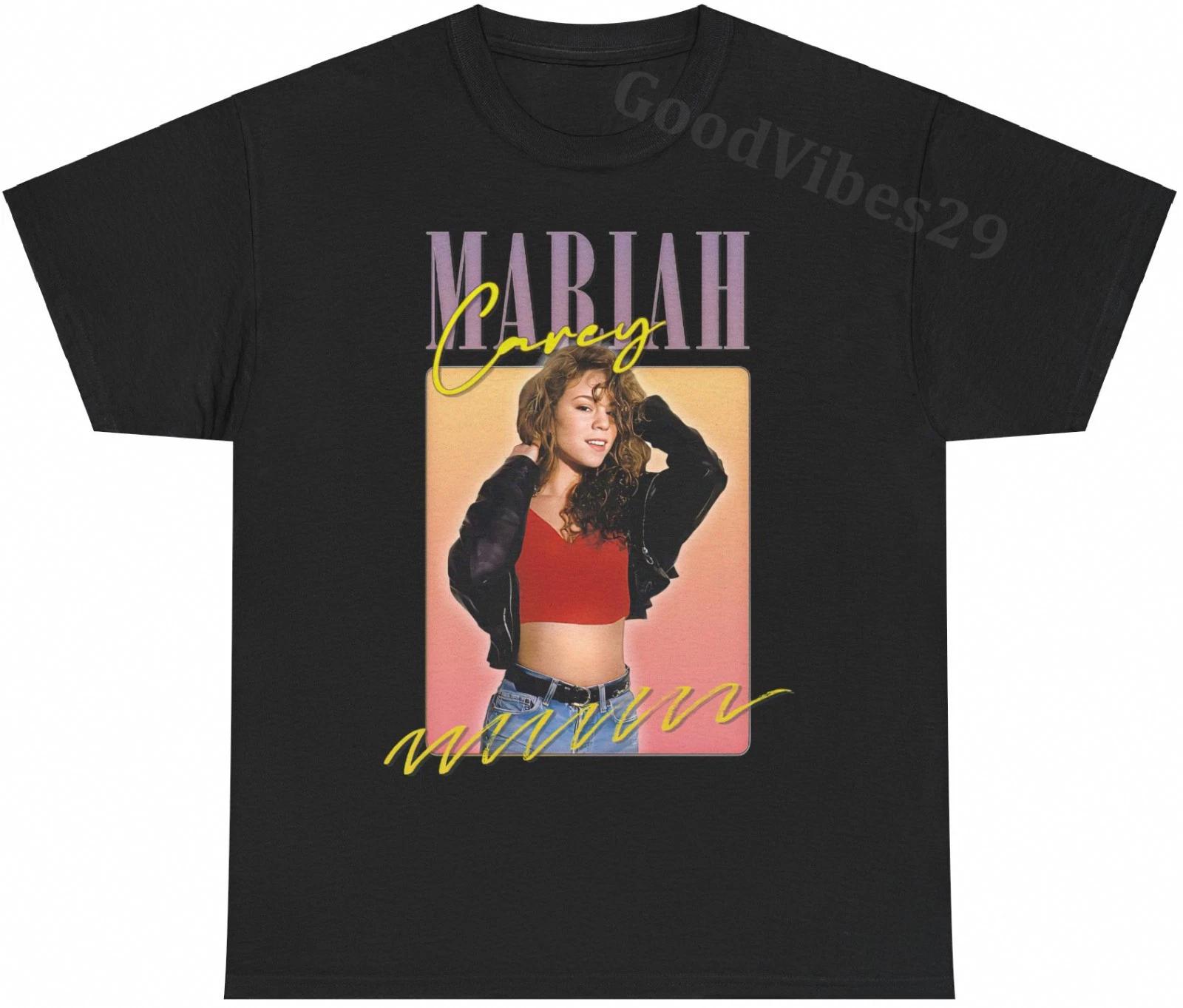 Mariah Carey 90s Vintage Aesthetic Music Fan Gift T-Shirt S-5XL Men Women Unisex S