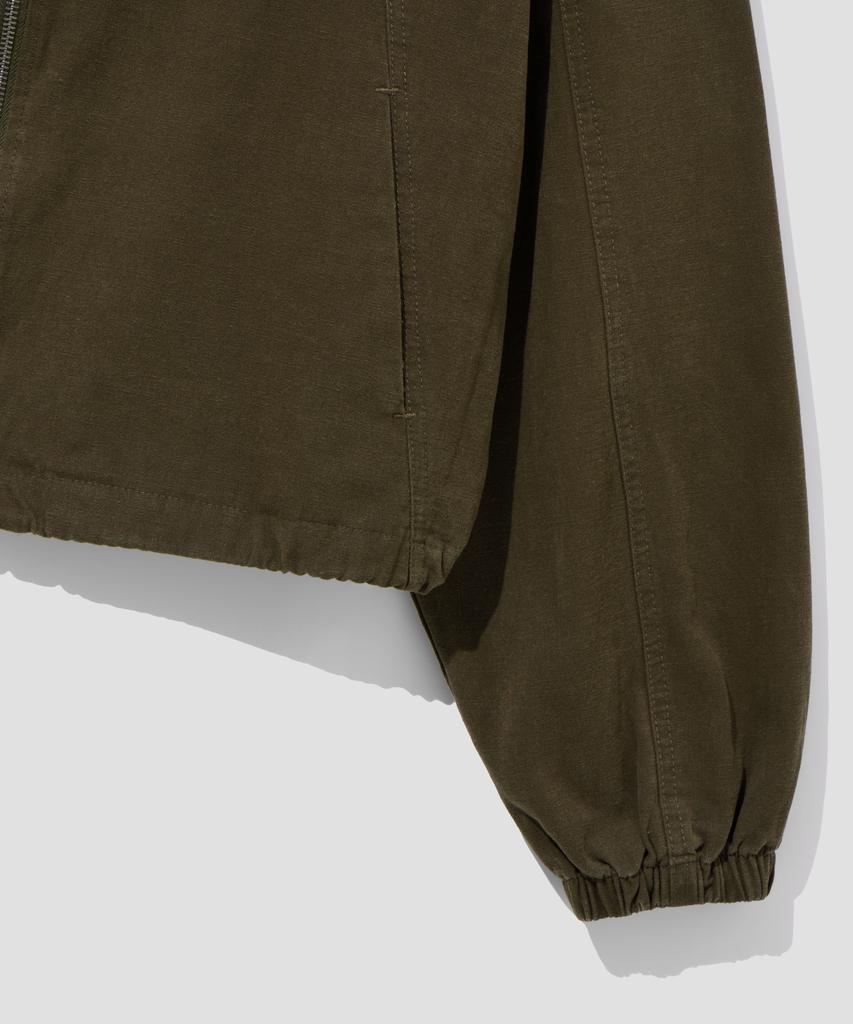 AGOD Washed Canvas Hooded Jacket [Brown]