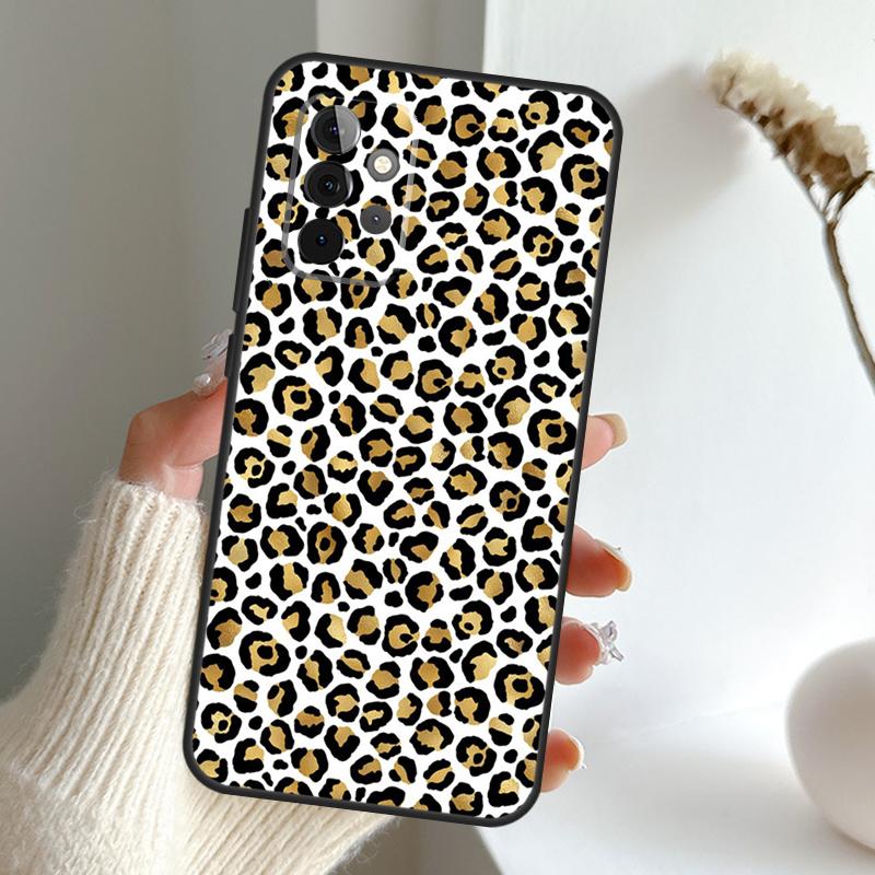 Luxury Leopard Case For Samsung Galaxy A16 A26 A36 A56 A55 A35 A15 A54 A34 A14 A52 A32 A12 A13 A33 A53 A17