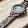 Wood Grain Quartz Watch Stylish Round Dial Watch Arabic Numerals Elegant Wristwatch for Men Women Daily Wear Office Parties Dating