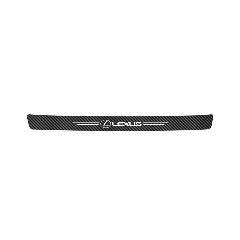 

1/4/5Pcs Carbon Fiber Leather Car Door Sill Protector Strip For Lexus F SPORT GX460 Ct200h IS250 ES 220D IS200 Fsport GS GX IS