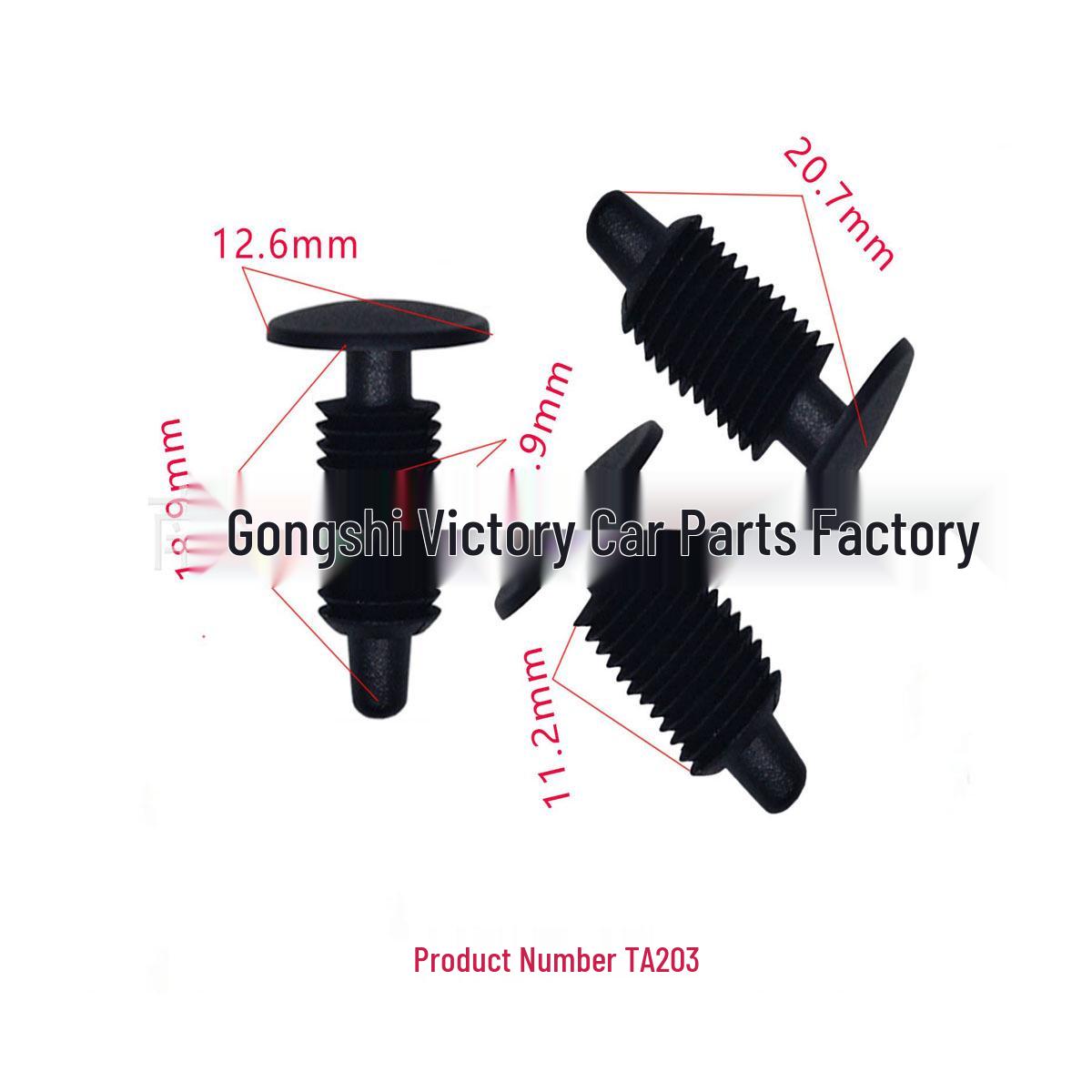 

Universal 6.5mm Rivet Clip for GM Car Trim Panel Positioning and Fixing 10000 pieces