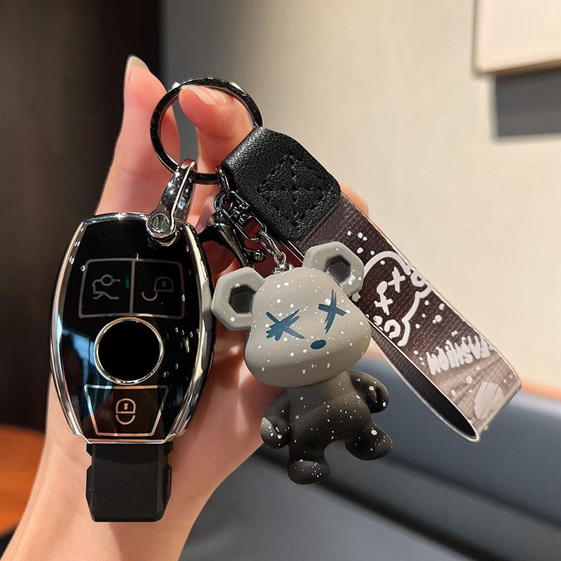 Car Key Case For Mercedes Benz A B C E S G Class Gls Gla Glk Glc Cls Cla Amg W204 W205 W212 W463 W176 W213 W177 Remote Fob Cover