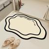 [Bathroom Anti-skid Mat] Newly Upgraded Soft Diatom Mud Bathroom Anti-skid Absorbent Foot Mat, Leave-in Quick-drying Floor Mat