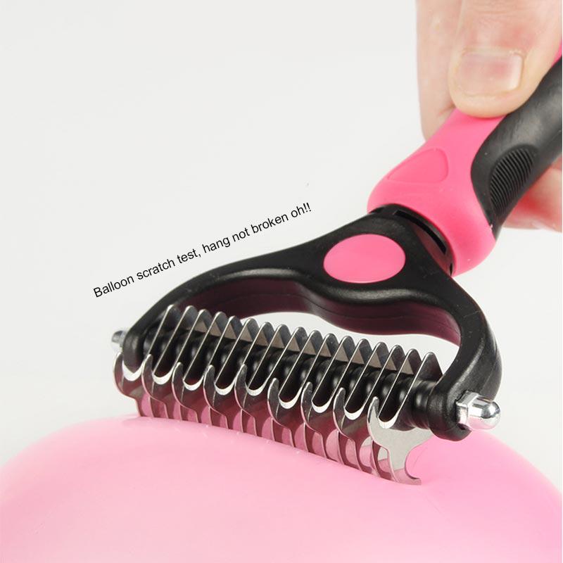 double sided cat brush