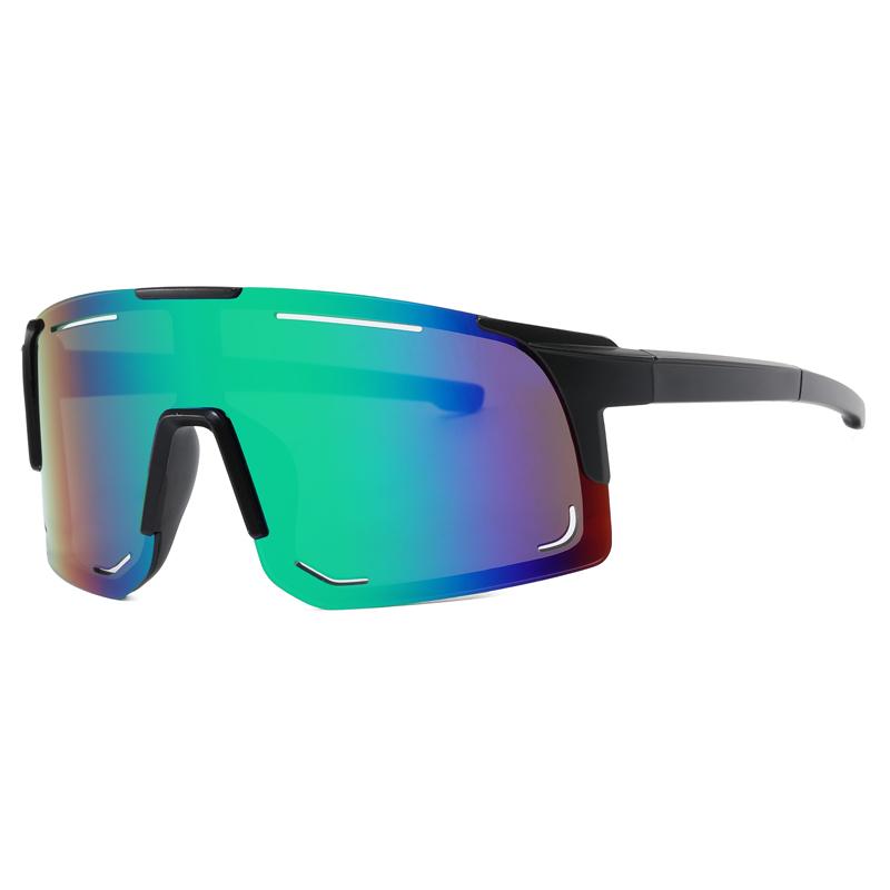 Oversized Outdoor Sports Sunglasses New Women Fashion Large Frame Design Goggles Simple Style Unisex Integrated Sun Glasses