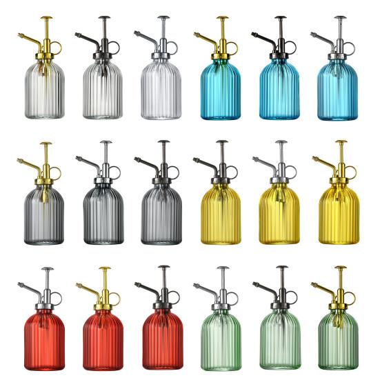 320ml Glass Water Spray Bottle Hand Pressure Watering Can Indoor Small Flower Plant Sprayer Garden Mister