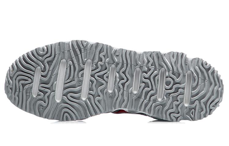 Li Ning Paris Fashion Week Collection Vintage Basketball Shoes Men's Low Top Antarctic Gray AGBR053-1